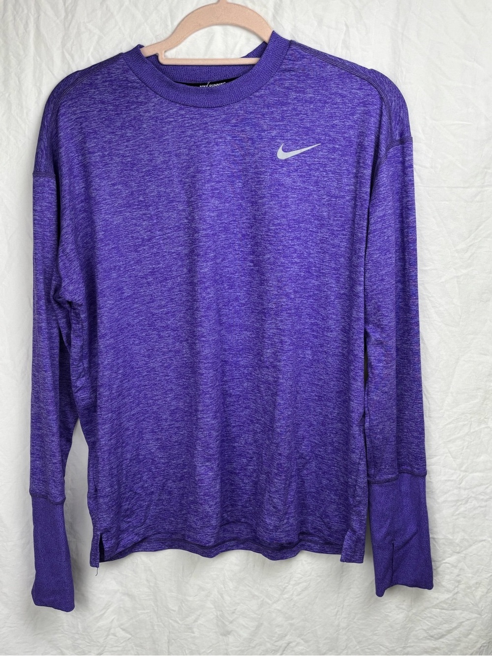 Nike running women’s Purple Long-Sleeve Dri-FIT Training Long sleeve Tee